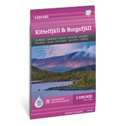 Kittelfjäll-Borgafjäll 1:100 000 Calazo